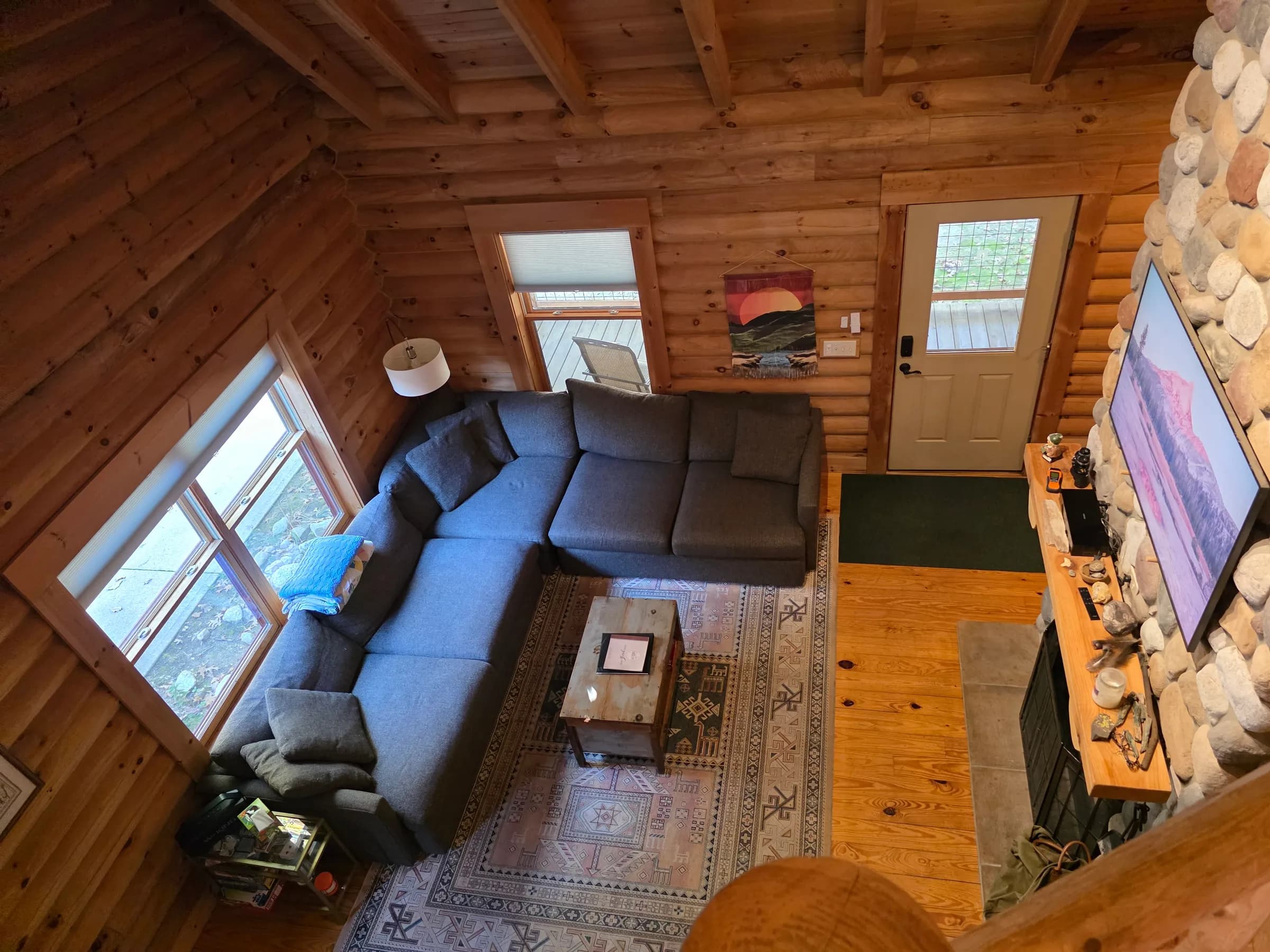 Great room seen from the loft