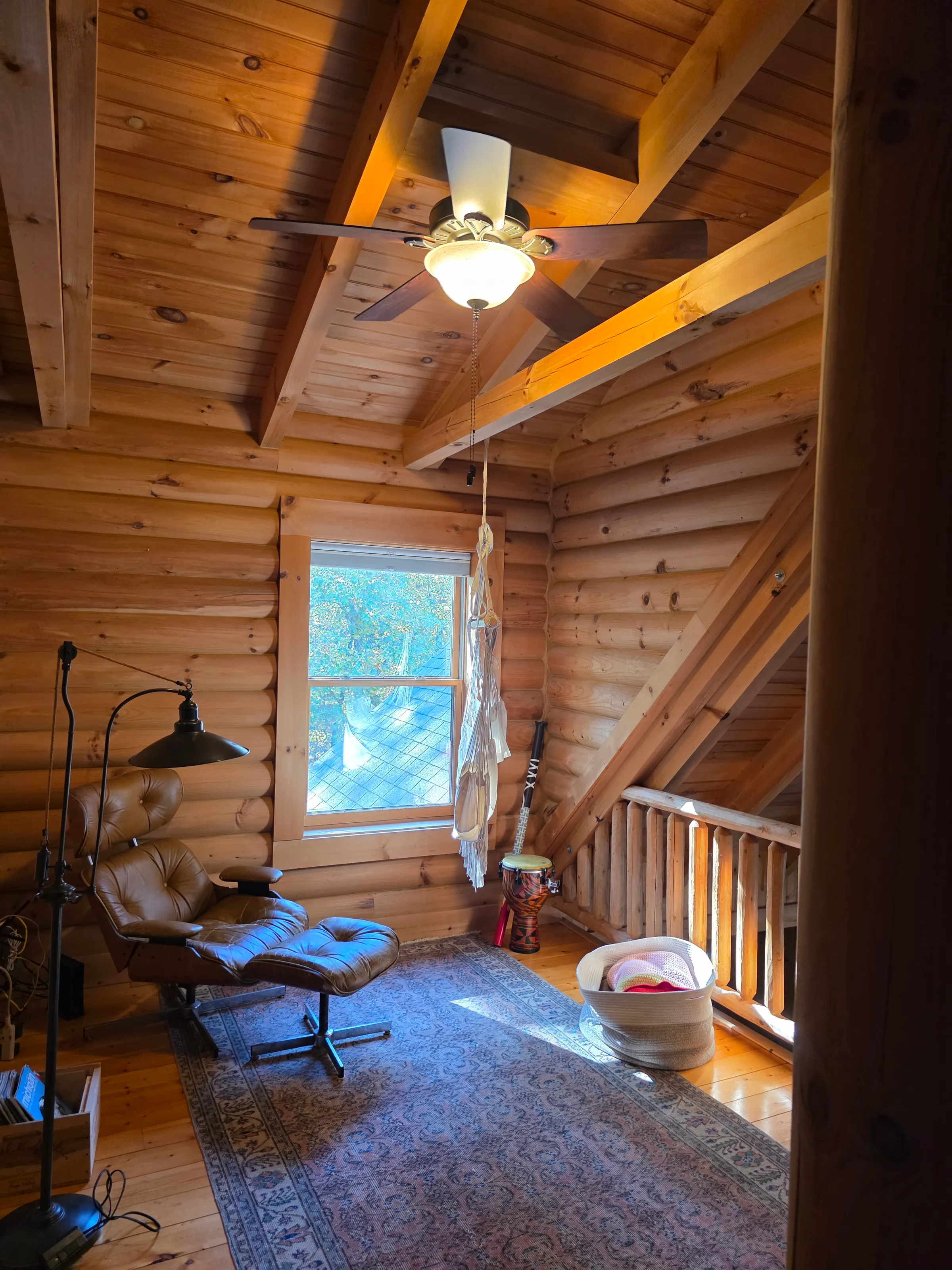 Loft reading nook