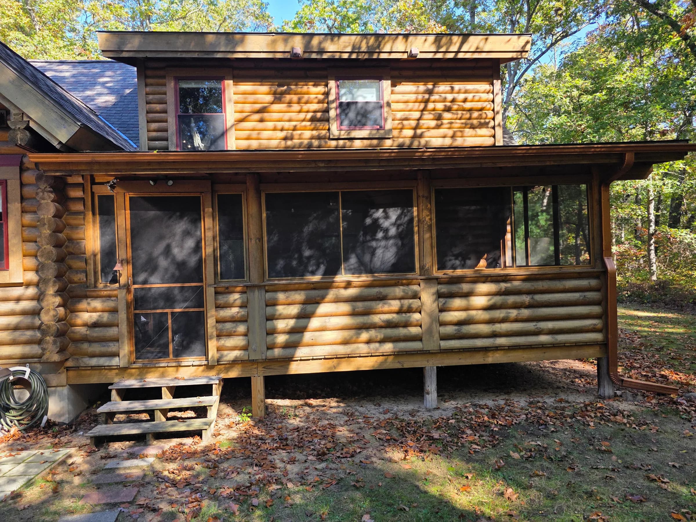 Screened porch from outside